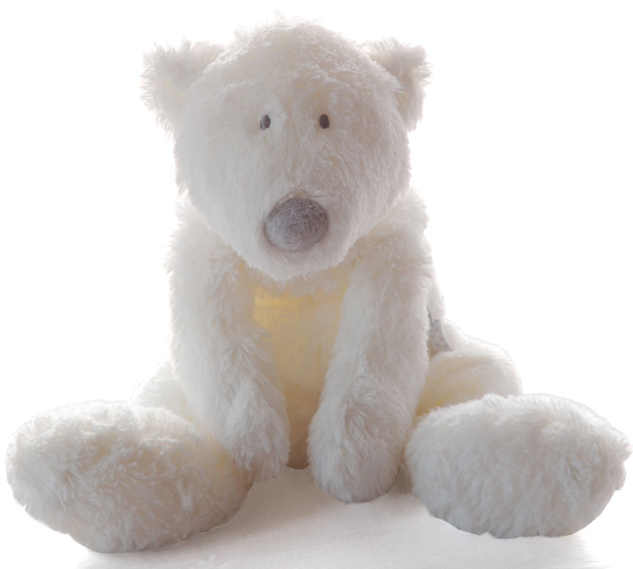  ptimo the bear soft toy white 20 cm 